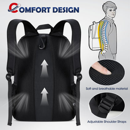 Baseball Bag for Youth & Adult Lightweight Softball Bat Bag with Shoe Compartment, External Helmet Holder and Fence Hook Waterproof Baseball Backpack Hold T-Ball, Bat and Softball Equipment