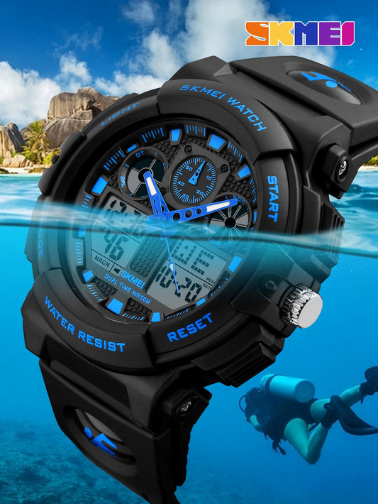 Skmei Outdoor Men'S & Students' Personality Multifunctional Sports Electronic Watch, Style