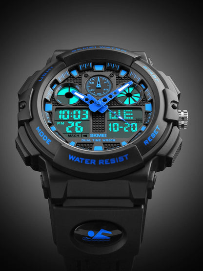 Skmei Outdoor Men'S & Students' Personality Multifunctional Sports Electronic Watch, Style