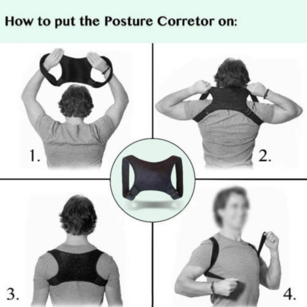 Spine Posture Corrector Back Support Belt Shoulder Bandage Back Spine Posture Correction Humpback Band Corrector Pain Relief